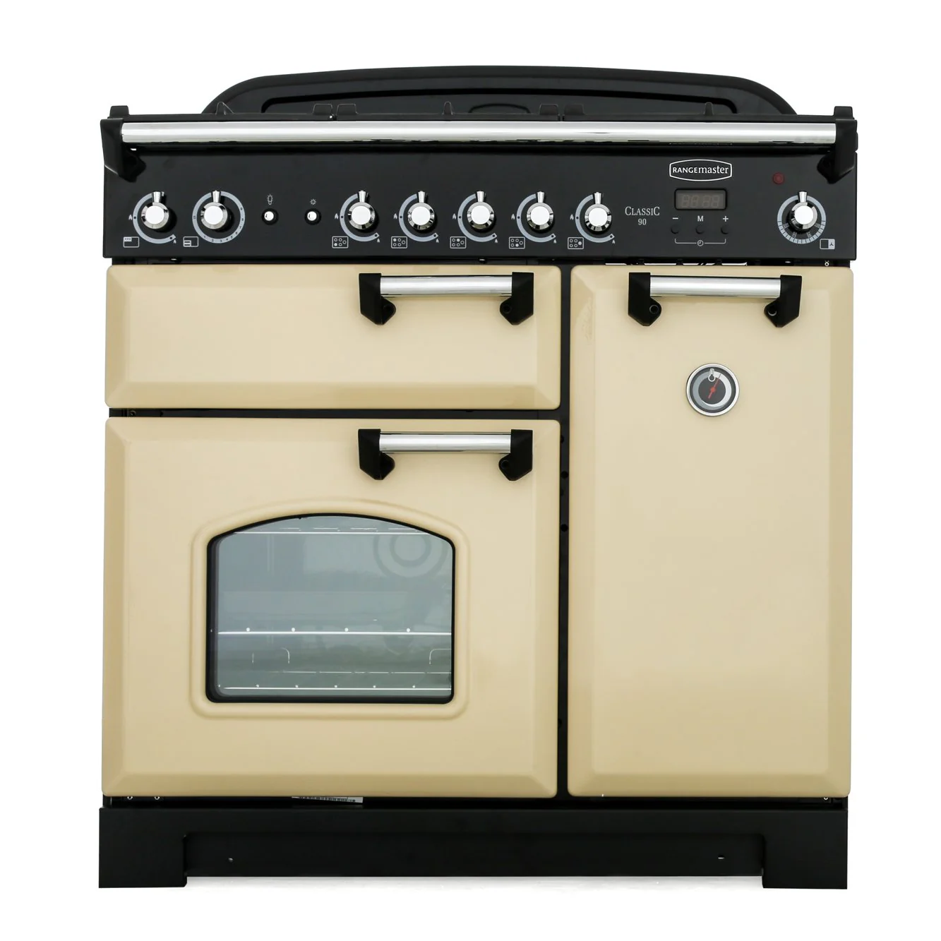Rangemaster CLA90NGFCR/C - Cream/Chrome Gas Range Cooker - 90cm - A+ Energy - Image 4
