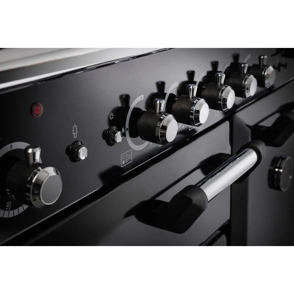 Rangemaster Classic CLA100DFFCY/C - Red/Chrome 100cm Range Cooker - Dual Fuel - A Rated - Image 4