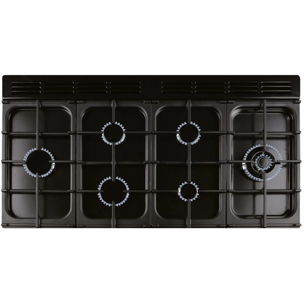 Rangemaster Classic CLA110NGFBL/C - Black/Chrome Gas Range Cooker - 86L - A+ Energy - Image 2