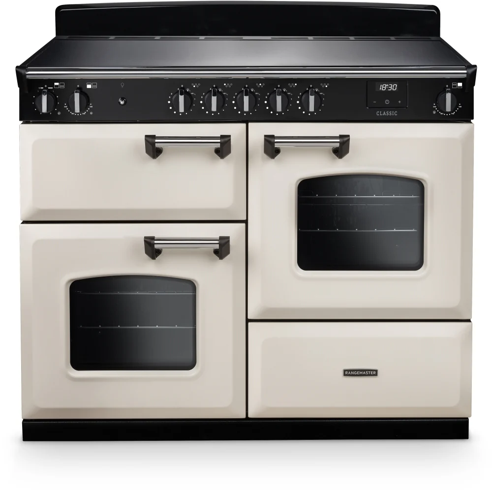 Rangemaster CLO110EIPPCR/CM1  Classic - Cream 110cm Range Cooker - Induction - A Energy Rating