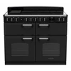 Rangemaster CLDLB110EIPCBL/CM1 Classic Deluxe - Black/Chrome Range Cooker - 110cm Induction - A Energy Rating - Image 2