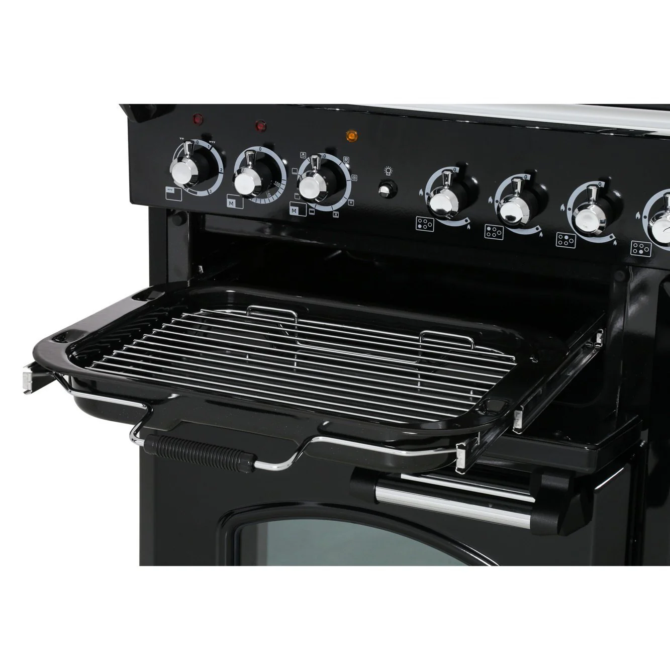 Rangemaster Classic Deluxe CDL100DFFRG/C - Racing Green Dual Fuel Range Cooker - 100cm - A Rated - Image 5