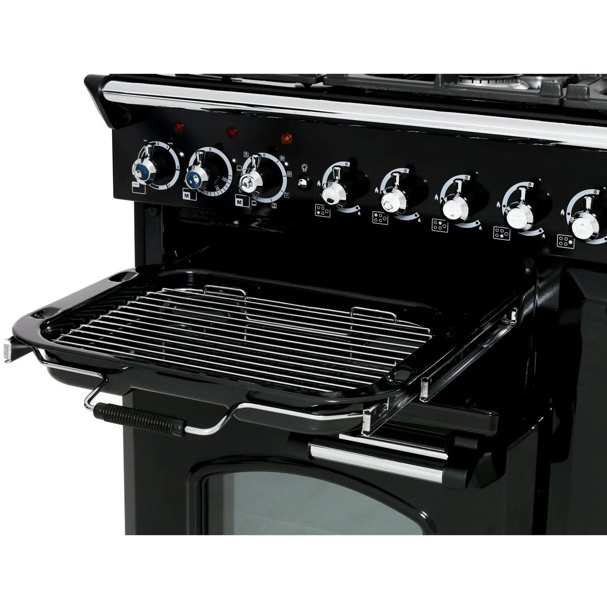 Rangemaster Classic Deluxe CDL90EIWH/C - White/Chrome 90cm Range Cooker - Induction - A Rated - Image 3