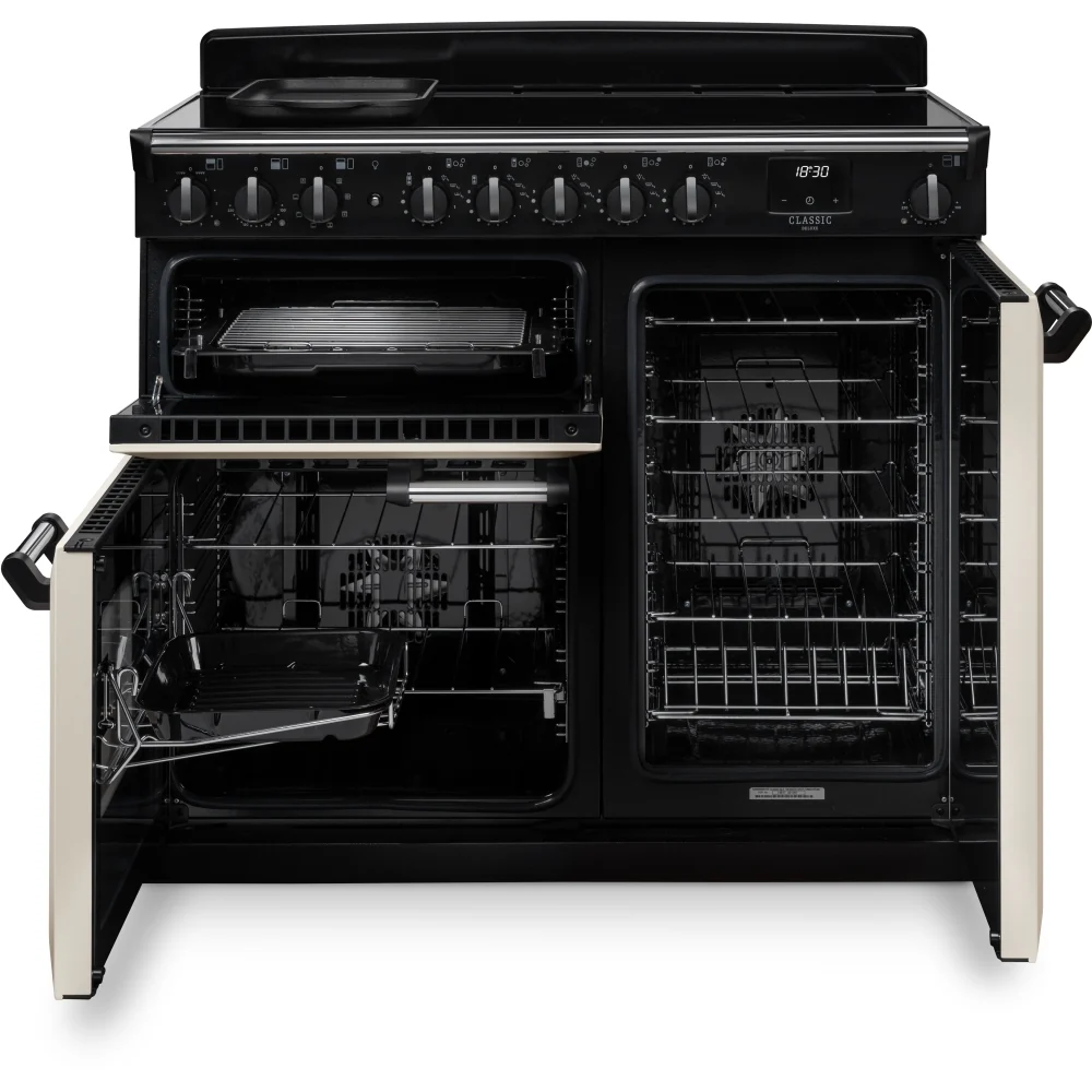 Rangemaster CLDL100EIPSTB/CM1 Classic Deluxe - Stone Blue/Chrome 100cm Range Cooker - Induction - A Rated - Image 5