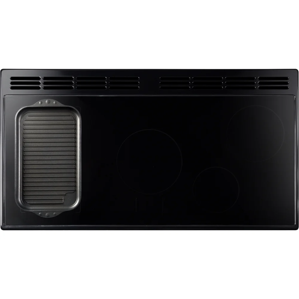 Rangemaster CLDL100EIPGBL/AB1 - Black/Antique Brass Range Cooker - 80L Multifunction Oven - A Energy Rating - Image 2