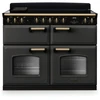Rangemaster CLDLB110EIPSLT/AB1 - Slate/Antique Brass Range Cooker - 110cm Induction - A Energy - Image 2