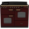 Rangemaster CLDLO110EIPBOR/AB1 - Bordeaux/Antique Brass 110cm Range Cooker - Induction - A Energy Rating - Image 2