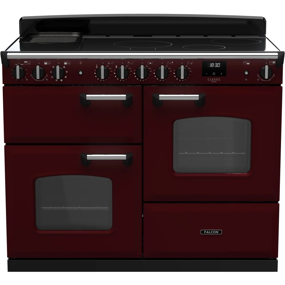 Rangemaster CLDLO110EIPBOR/CM1 - Bordeaux/Chrome 110cm Range Cooker - Induction Hob - A Energy - Image 3