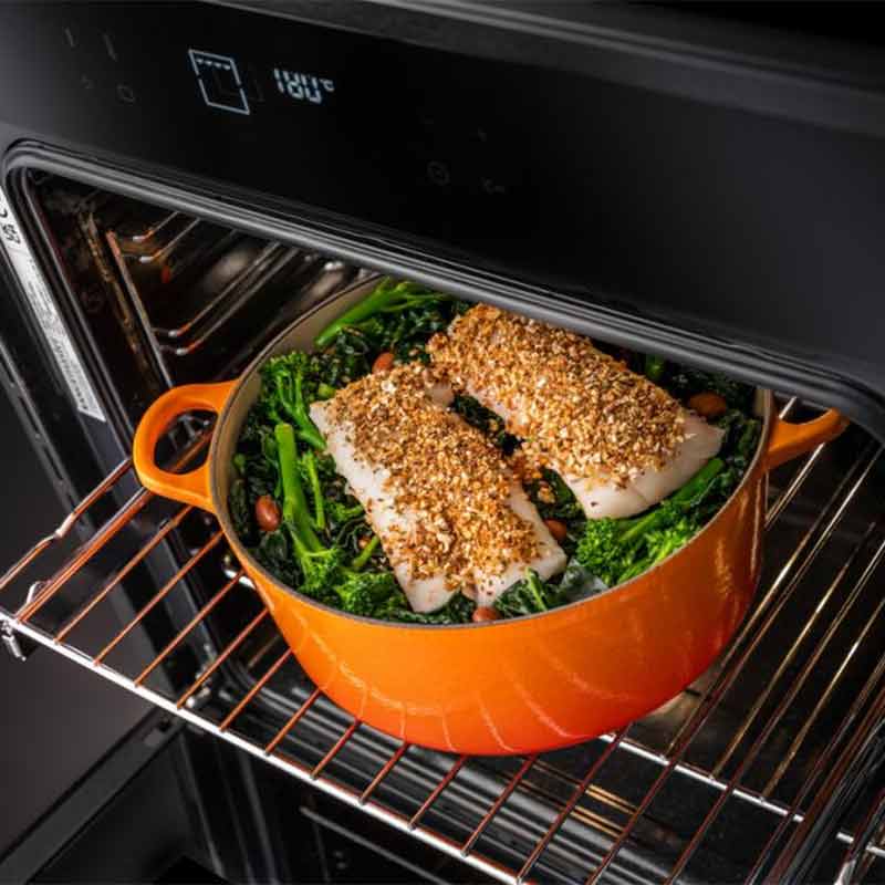 Rangemaster ECL6013PBLG/C - Black Single Oven - 69L - A Energy Rated - Image 4
