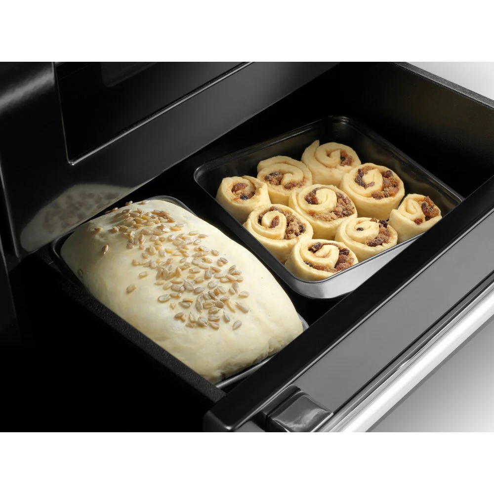 Rangemaster EDL110DFFBL/C - Black/Chrome 110cm Range Cooker - Dual Fuel - A Energy Rated - Image 5
