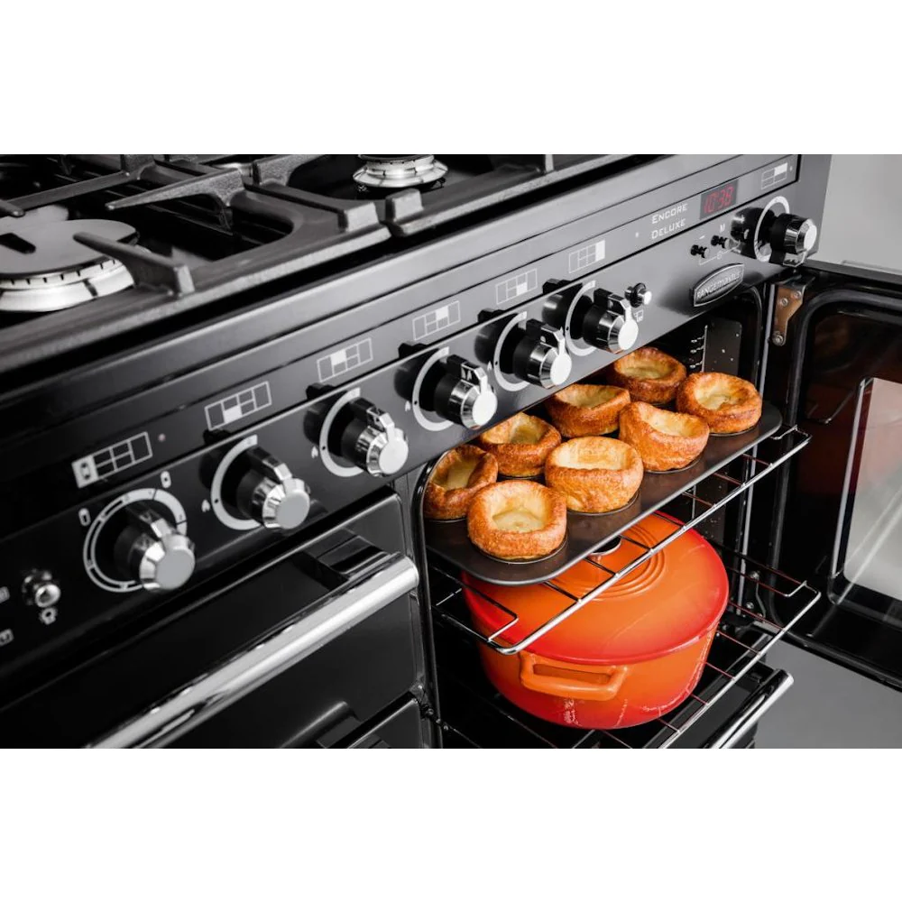 Rangemaster EDL110DFFSL/C - Slate Range Cooker - 79L Dual Fuel - A Energy - Image 3