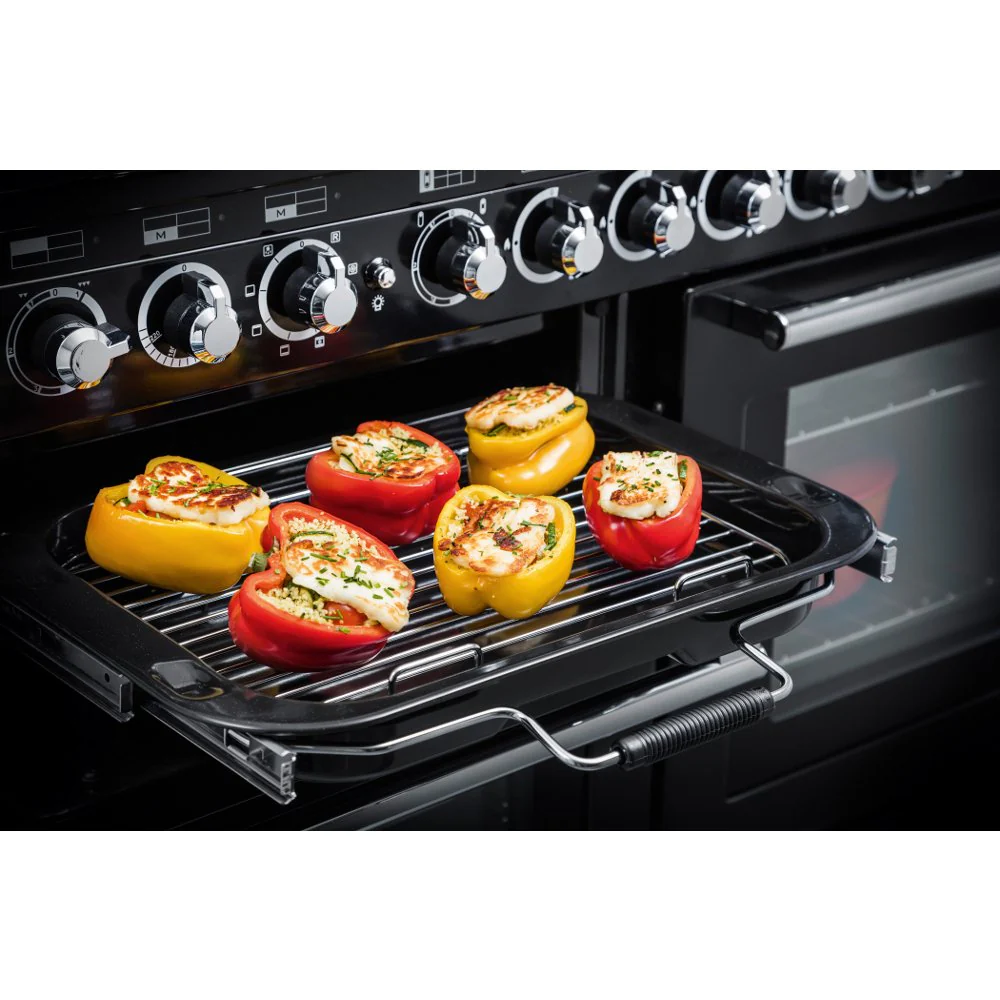 Rangemaster EDL110EIBL/C - Black 110cm Range Cooker - Induction - A Rated - Image 2