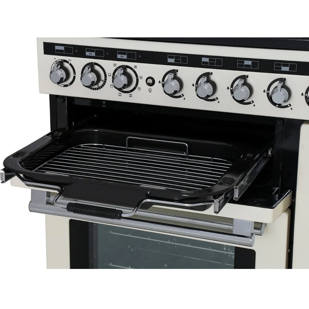 Rangemaster EDL90DFFCB/C - Charcoal Black Range Cooker - 90cm Dual Fuel - A Rated - Image 5