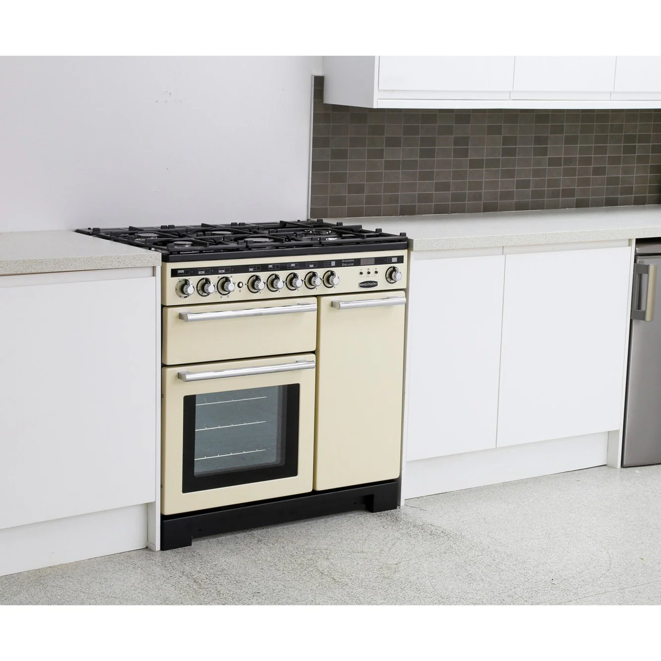 Rangemaster EDL90DFFIV/C - Ivory 90cm Range Cooker - Dual Fuel - A Energy Rated - Image 2