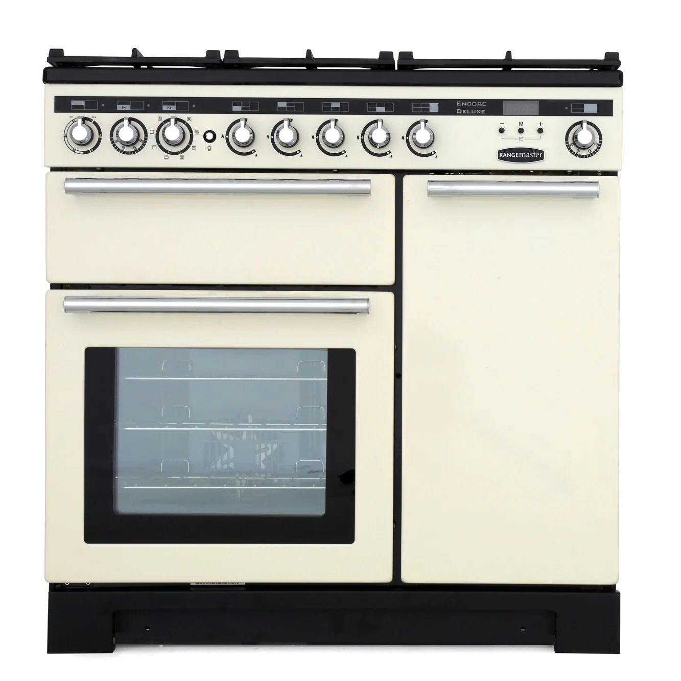 Rangemaster EDL90DFFIV/C - Ivory 90cm Range Cooker - Dual Fuel - A Energy Rated - Image 3