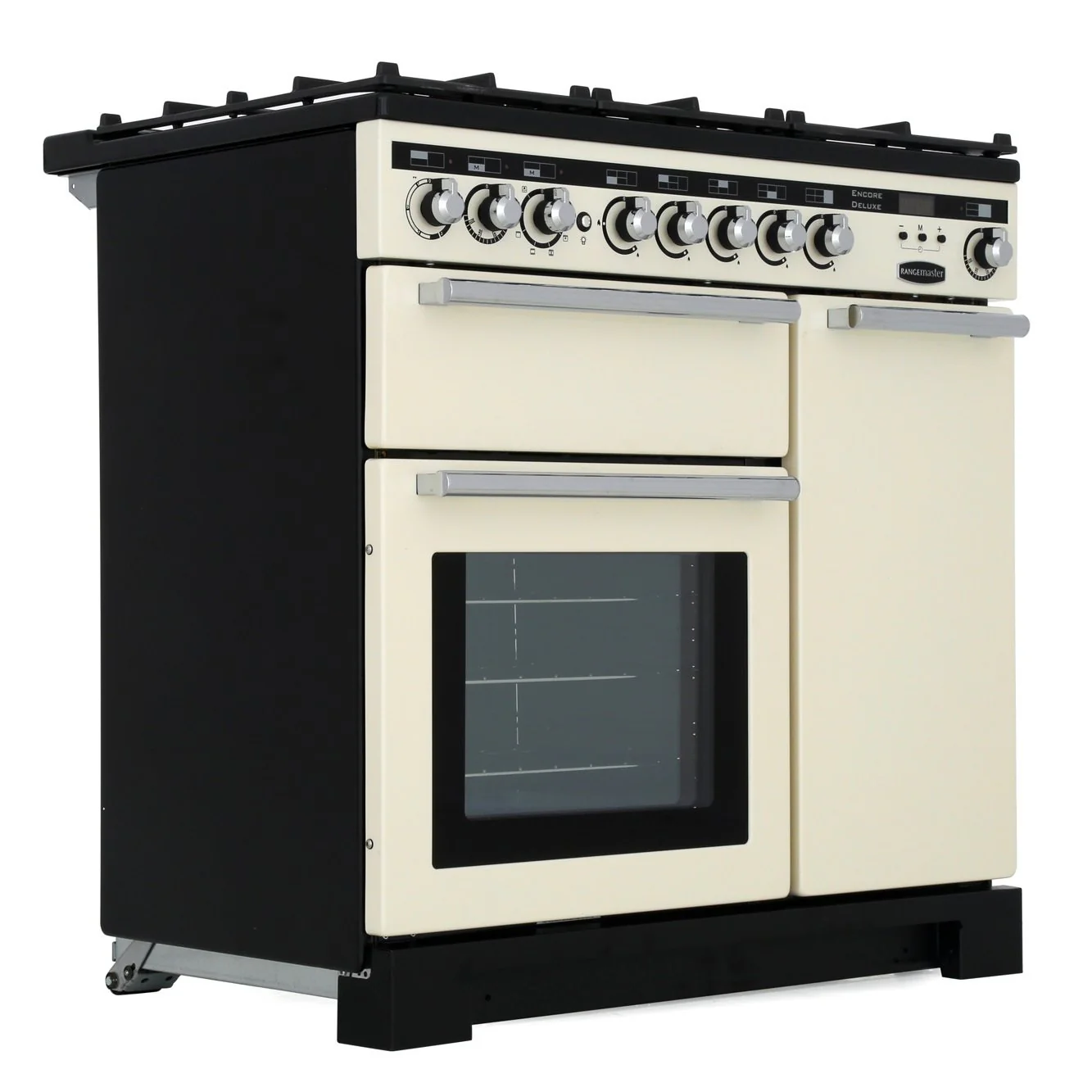 Rangemaster EDL90DFFIV/C - Ivory 90cm Range Cooker - Dual Fuel - A Energy Rated - Image 4
