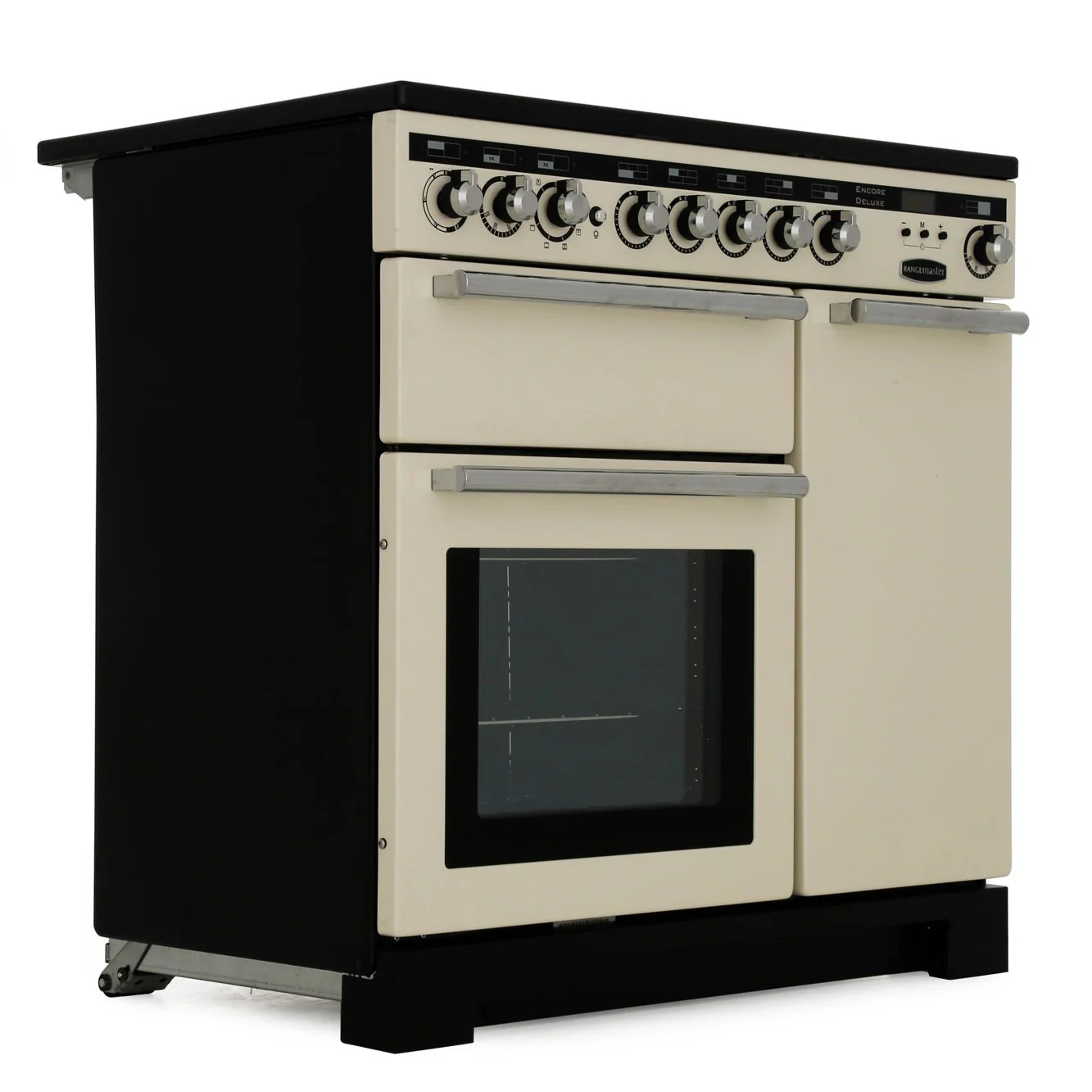 Rangemaster EDL90EIIV/C - Ivory with Chrome 90cm Range Cooker - Induction - A Energy - Image 4