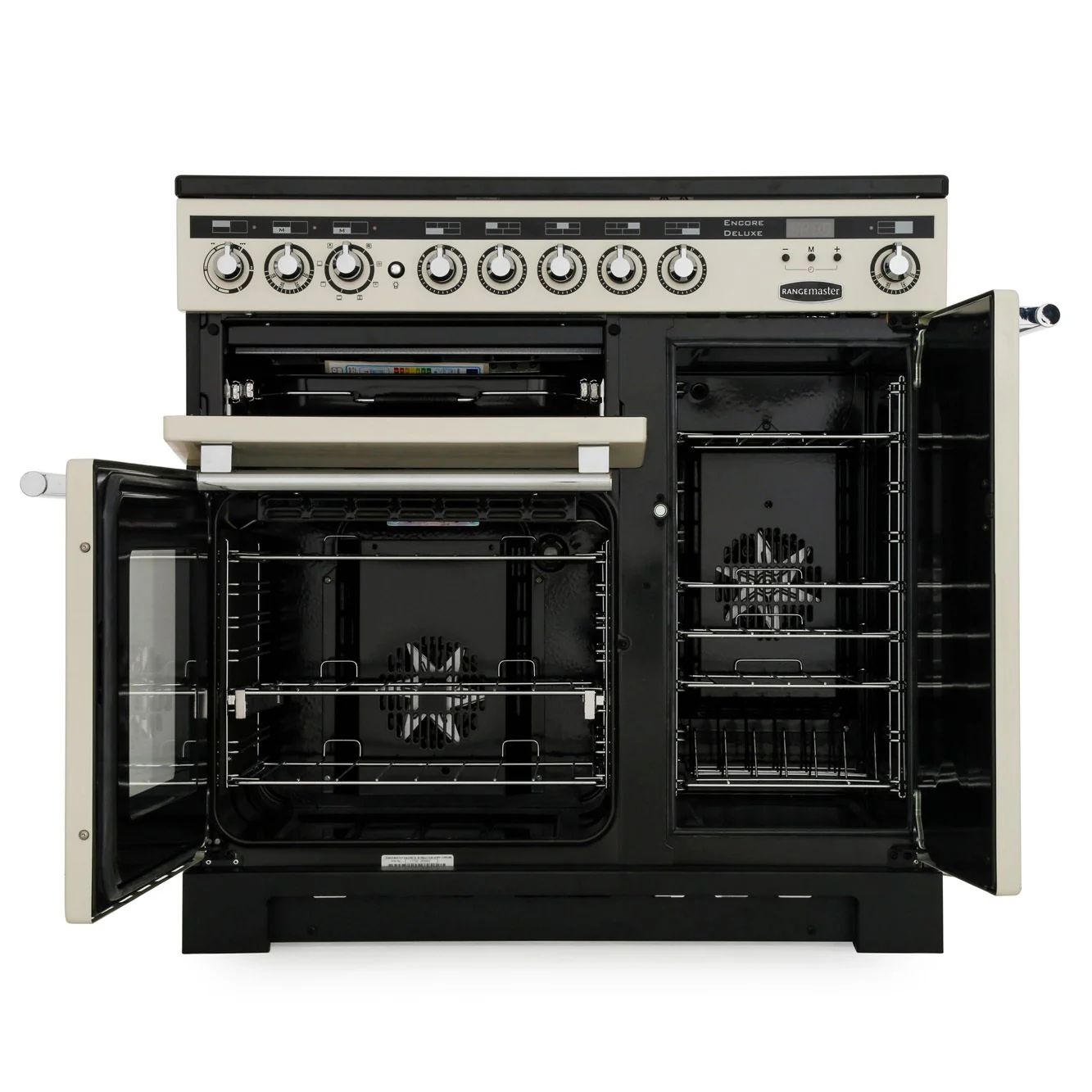 Rangemaster EDL90EIIV/C - Ivory with Chrome 90cm Range Cooker - Induction - A Energy - Image 5