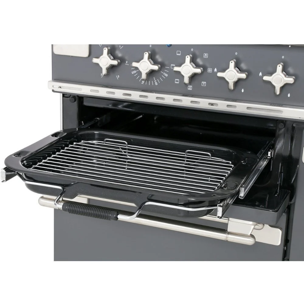 Rangemaster Elise ELS110DFFMG - Green 110cm Dual Fuel Range Cooker - A Rated - Image 4