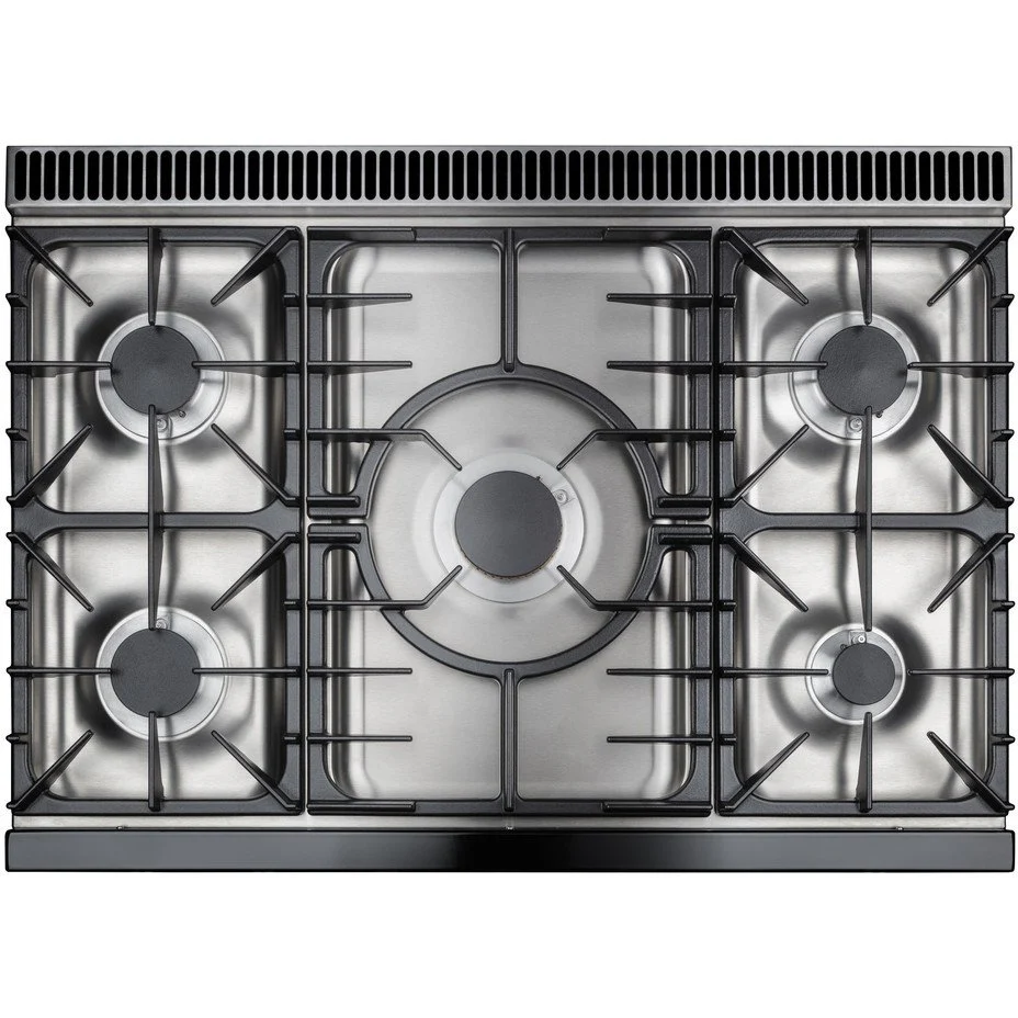 Rangemaster Elise ELS90DFFGB - Black Range Cooker - 90cm Dual Fuel - A Rated - Image 3