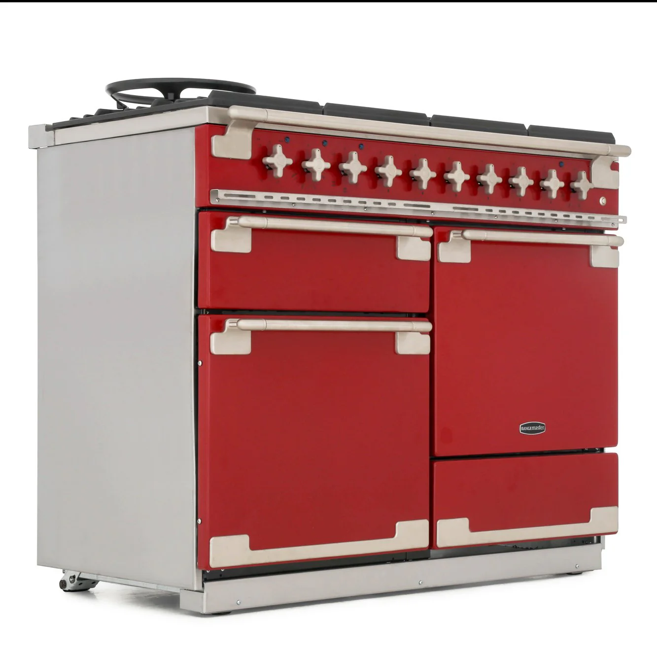 Rangemaster ELS110DFFRD - Cherry Red Range Cooker - 146L Dual Fuel - A Rated - Image 4