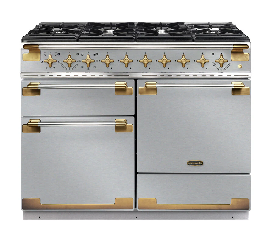 Rangemaster ELS110DFFSS/AB - Stainless Steel Dual Fuel Range Cooker - 110cm - A Energy - Image 2