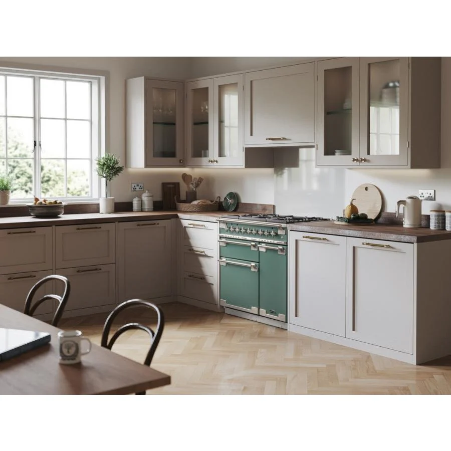 Rangemaster ELS90DFFSB - Stone Blue Dual Fuel Range Cooker - 90cm - A Rated - Image 5