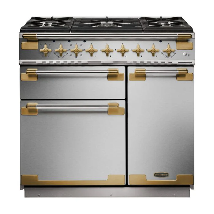 Rangemaster ELS90DFFSS/AB - Stainless Steel Dual Fuel Range Cooker - 90cm - A Energy Rated