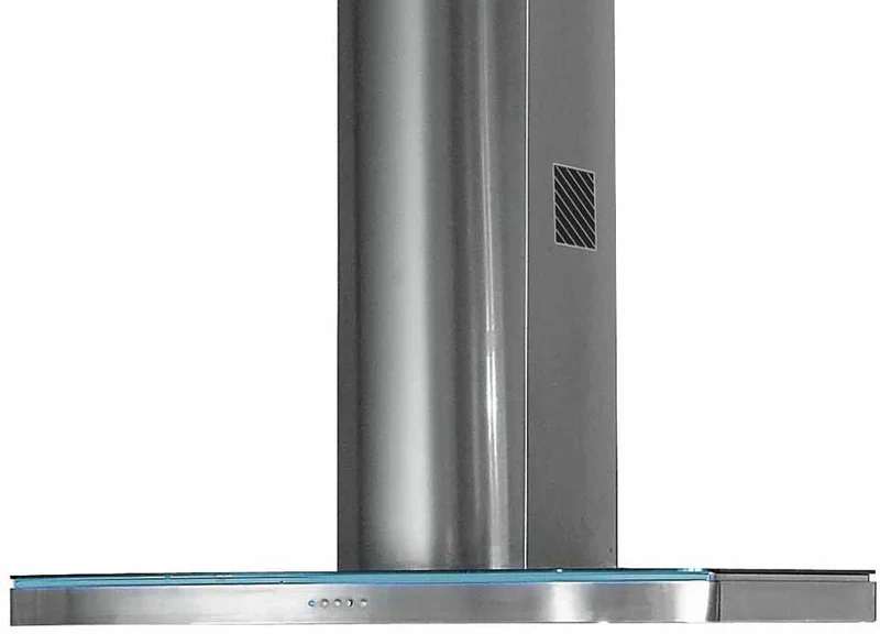 Rangemaster ELTHDC110SG - Stainless Steel/Glass 110cm Chimney Hood - B Energy Rated