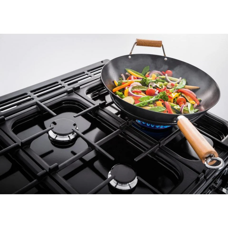 Rangemaster Encore EDL110DFFCB/C - Charcoal Black 110cm Range Cooker - Dual Fuel - A Rated - Image 4