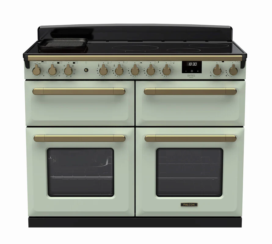 Rangemaster ESDLB110EIPMNT/AB1 Estel Deluxe 110cm BC Induction Mint/Antique Brass