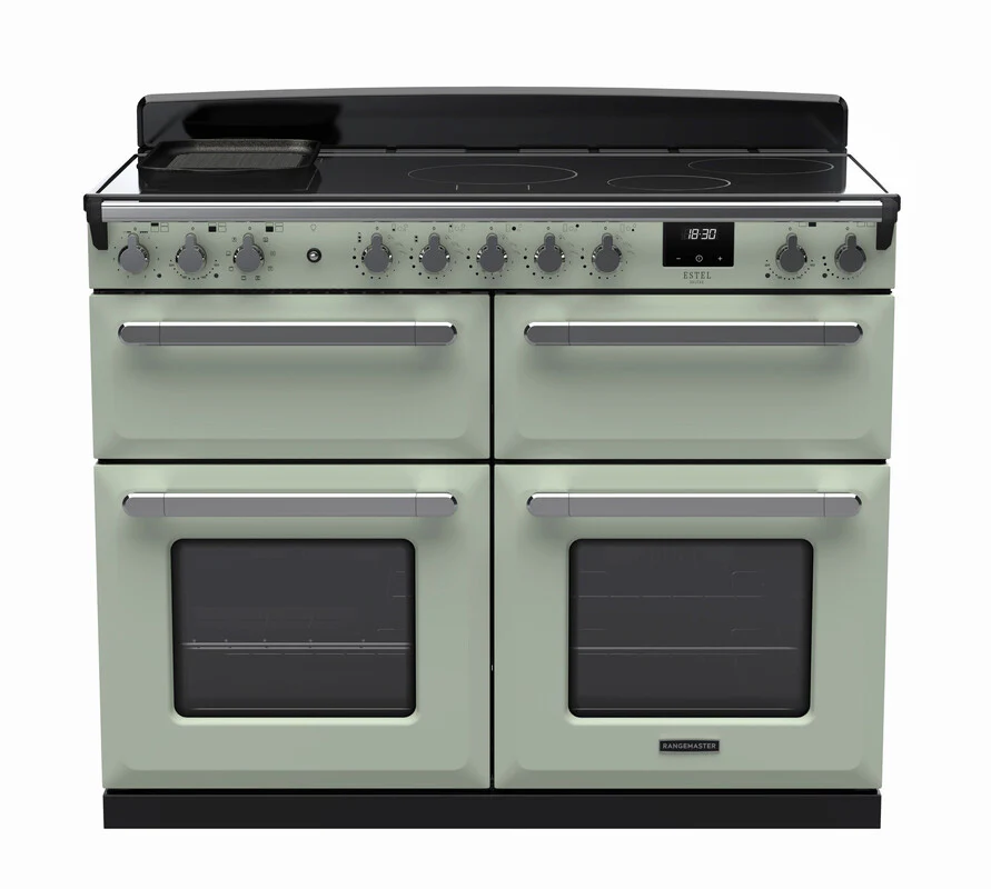 Rangemaster ESDLB110EIPMNT/CM1 Estel Deluxe 110cm BC Induction Mint/Chrome