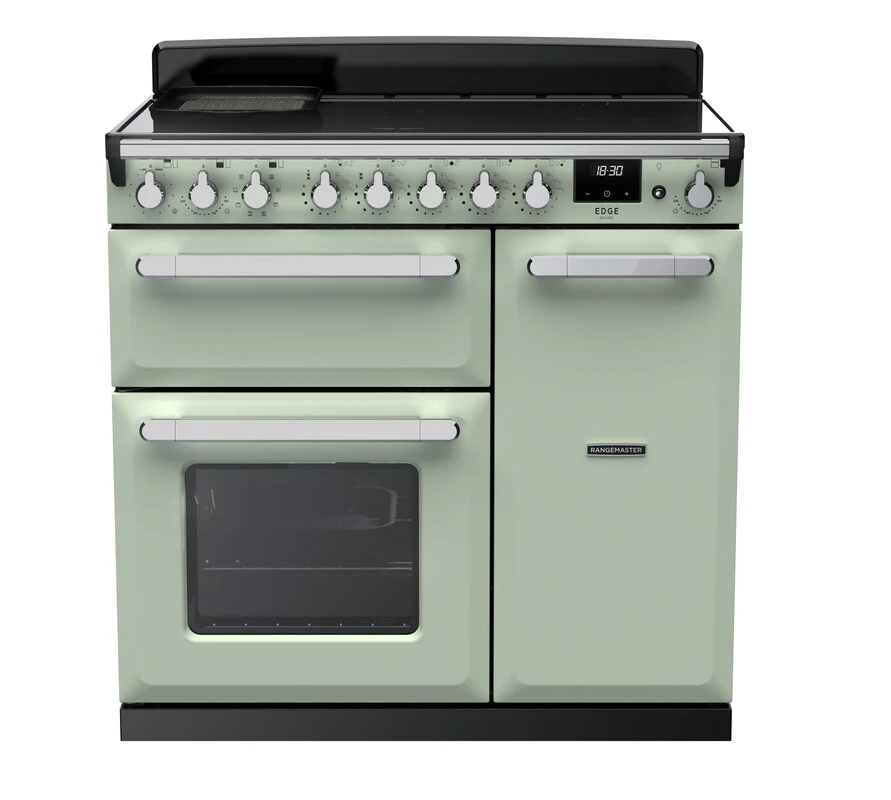 Rangemaster ESDL90EIPMNT/CM1 Estel Deluxe 90cm Induction Mint/Chrome