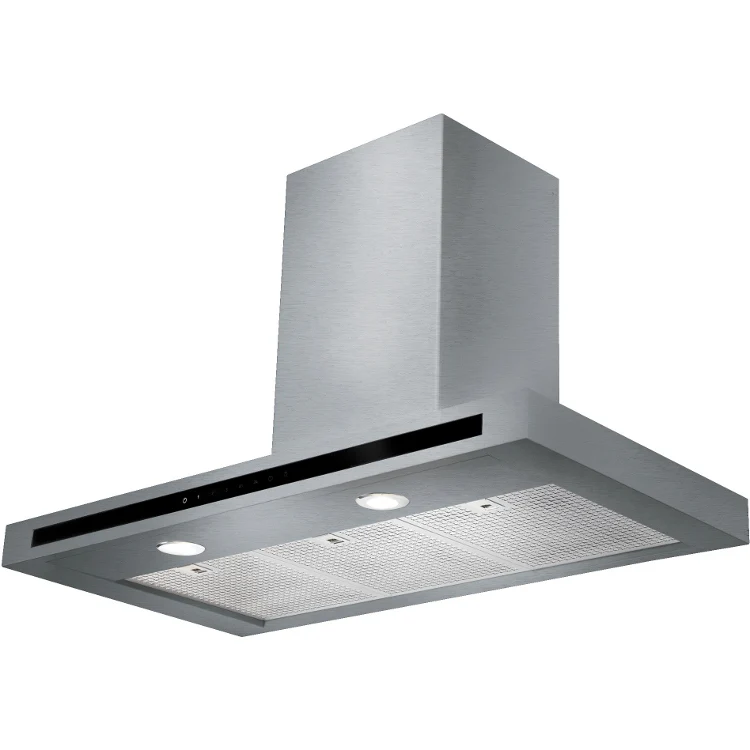 Rangemaster Hi Lite HLTHDS100SS - Stainless Steel 100cm Chimney Extractor - C Energy Rated
