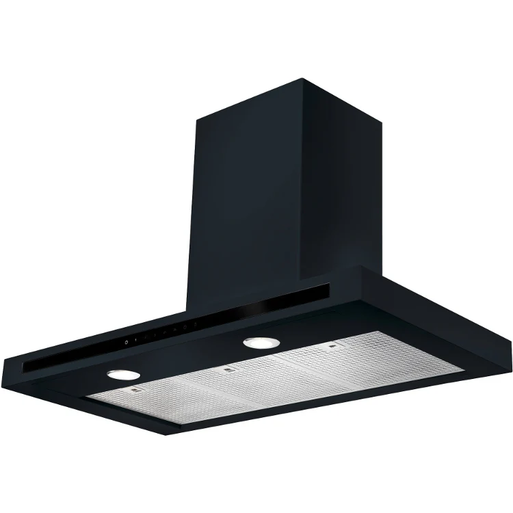 Rangemaster HLTHDS90BL - Black 90cm Chimney Extractor - B Energy Rated - Image 2