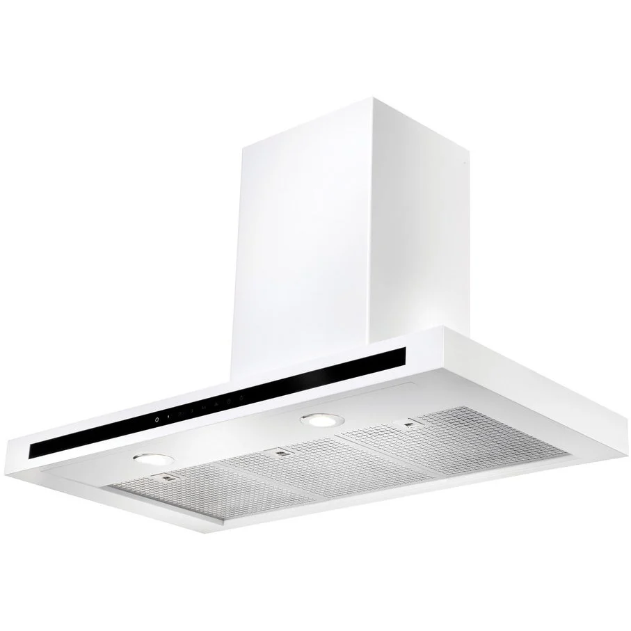 Rangemaster HLTHDS90WH - White 90cm Chimney Extractor - C Energy Rated - Image 2