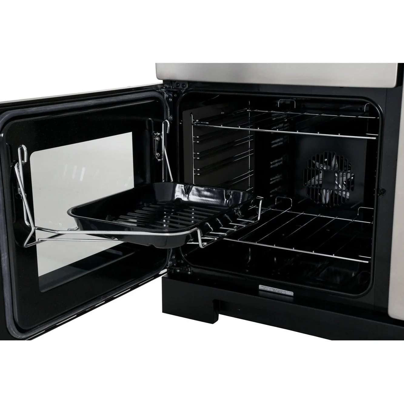 Rangemaster KCH100ECBL/C - Black/Chrome Range Cooker - 79L/82L Dual Oven - A Rated - Image 5