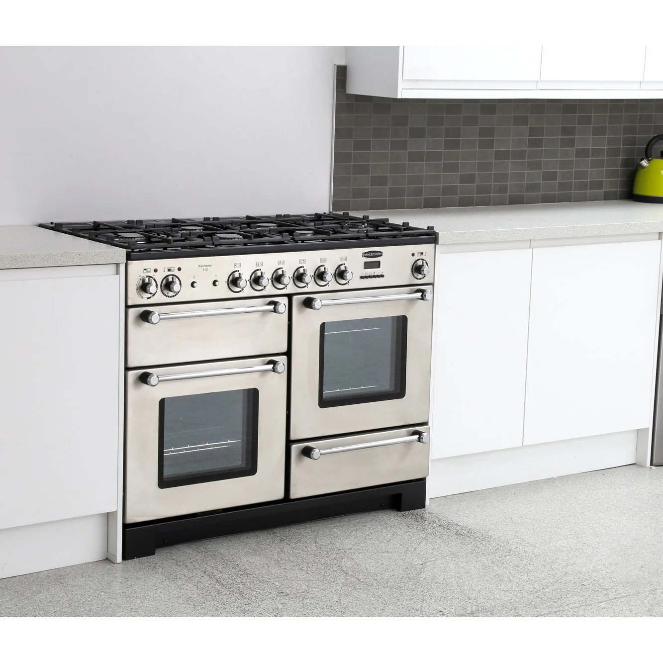 Rangemaster KCH110DFFSS/C - Stainless Steel 110cm Range Cooker - Dual Fuel - A Rated - Image 2