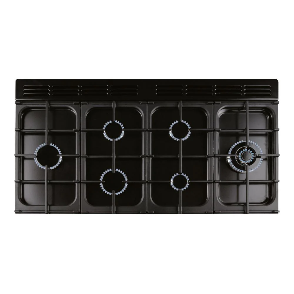 Rangemaster Kitchener KCH110DFFCR/C - Cream/Chrome 110cm Dual Fuel Range Cooker - A Rated - Image 3
