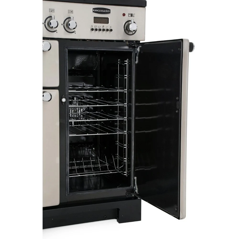 Rangemaster Kitchener KCH90NGFCR/C - Cream/Chrome Gas Range Cooker - 90cm - A+ Energy - Image 4