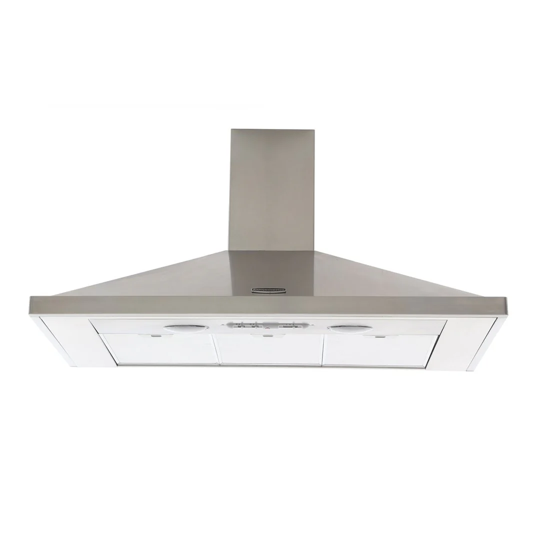 Rangemaster LEIHDC100SS/C - Stainless Steel 100cm Chimney Extractor - 530m³/h - D Rated