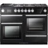Rangemaster NEX110SODFFCB/C - Charcoal Black Range Cooker - 79L Dual Fuel - A Rated - Image 3