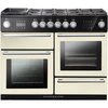 Rangemaster NEX110SODFFIV/C - Ivory Range Cooker - 114L Dual Fuel with Steam - Image 3