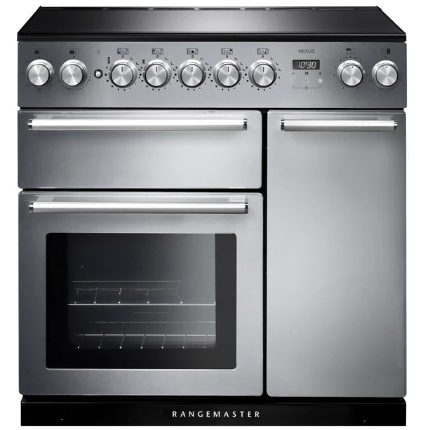 Rangemaster NEX90EISS/C - Stainless Steel 90cm Range Cooker - Induction - A Rated