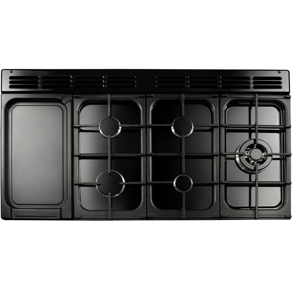 Rangemaster NEXSE110DFFCB/C - Charcoal Black 110cm Range Cooker - Dual Fuel - A Rated - Image 4