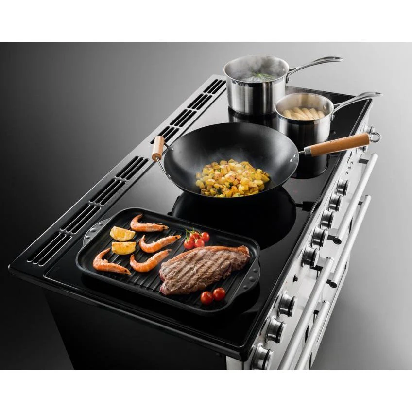 Rangemaster NEXSE110EICB/C - Charcoal Black/Chrome Range Cooker - 79L - A Rated - Image 2