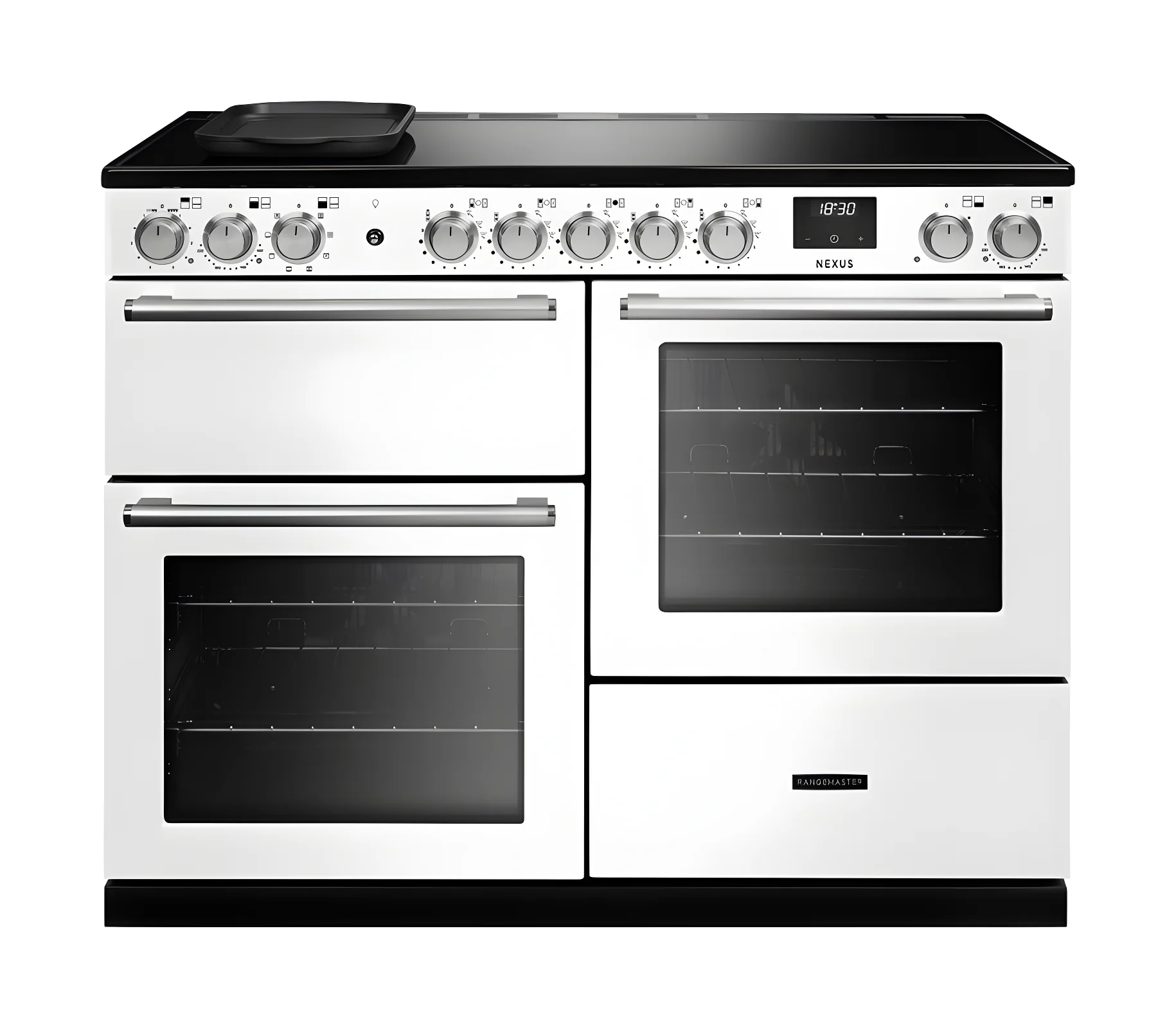 Rangemaster Nexus 110 NEXO110EIPWHT/CM1 - White Induction Range Cooker - 110cm - A Energy