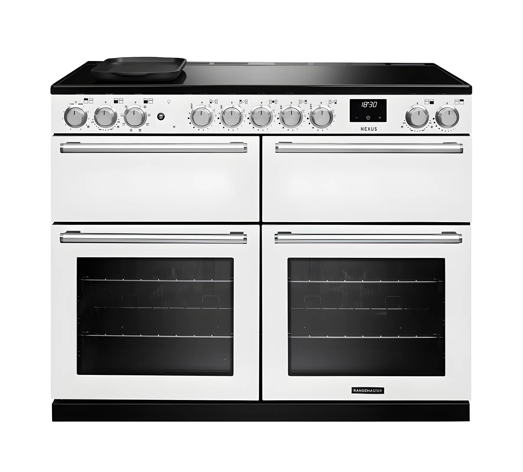 Rangemaster Nexus 110 NEXB110EIPWHT/CM1 - White Induction Range Cooker - 5 Zone - A Energy