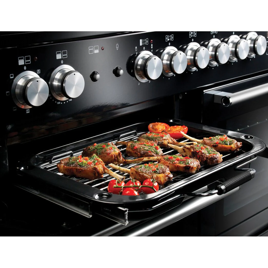 Rangemaster Nexus NEX110DFFSL/C - Slate/Chrome 110cm Dual Fuel Range Cooker - A Rated - Image 5