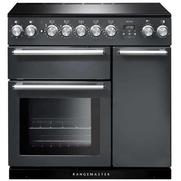 Rangemaster Nexus NEX90EISL/C - Slate Grey 90cm Range Cooker - Induction - A Rated